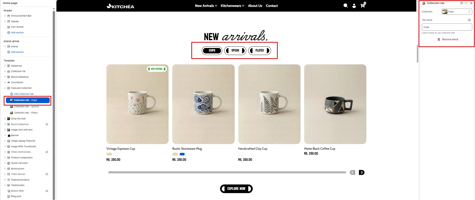 kitchea-featured-collection