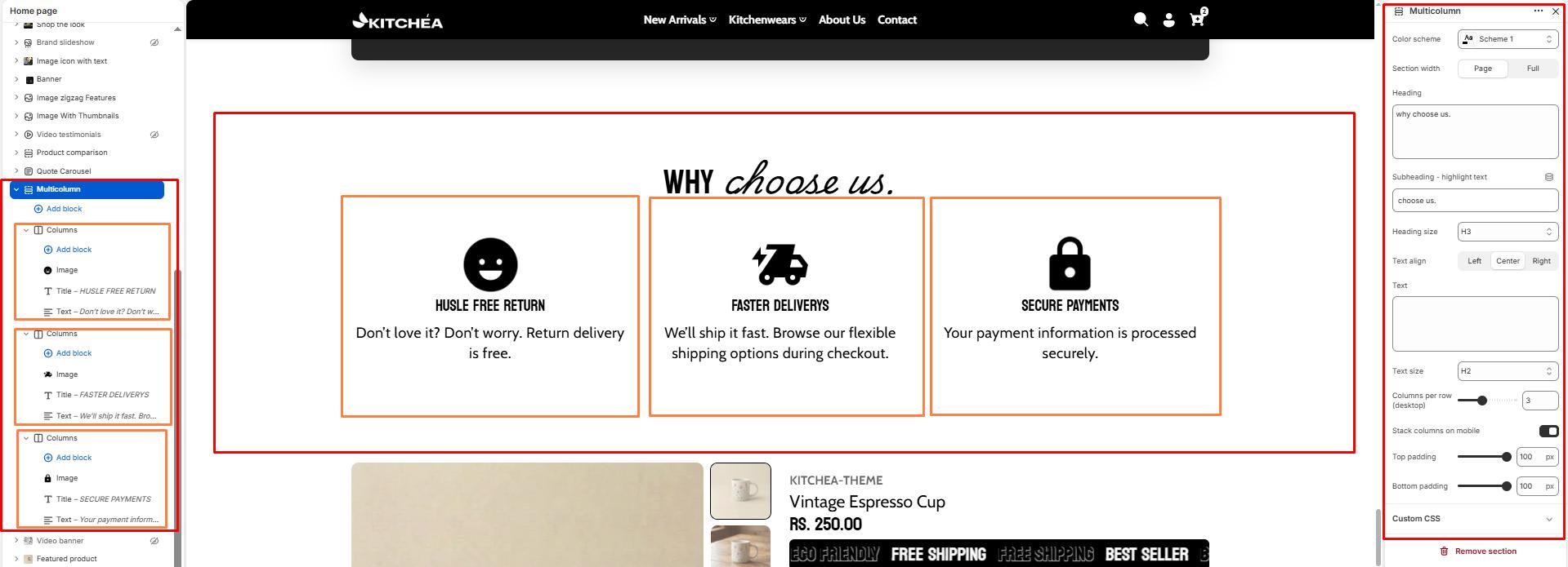 kitchea-multi-column